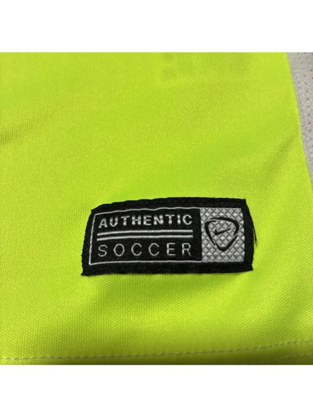 Nike Dry Fit Select Soccer Jersey Neon Volt Yellow Men's Professional Grade S -M